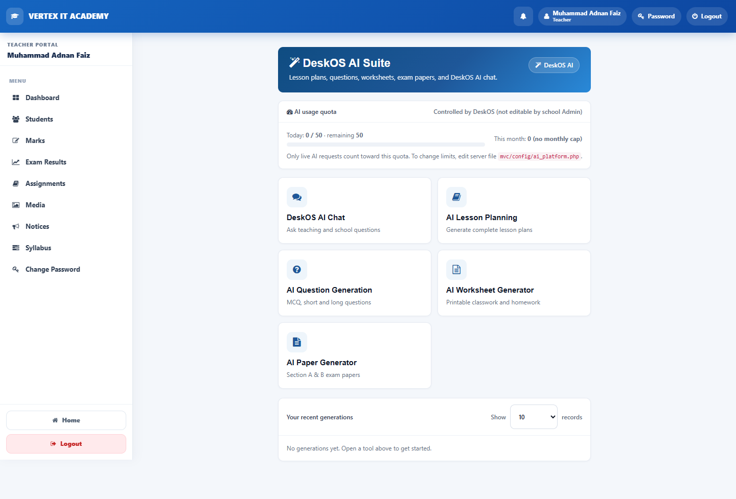 AI Teaching Suite
