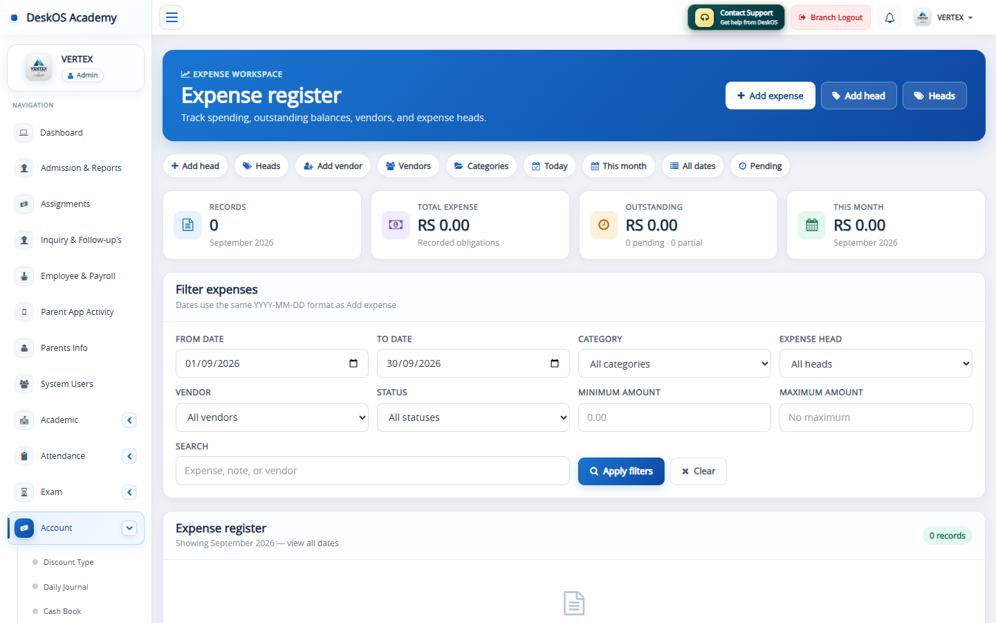Expense Management