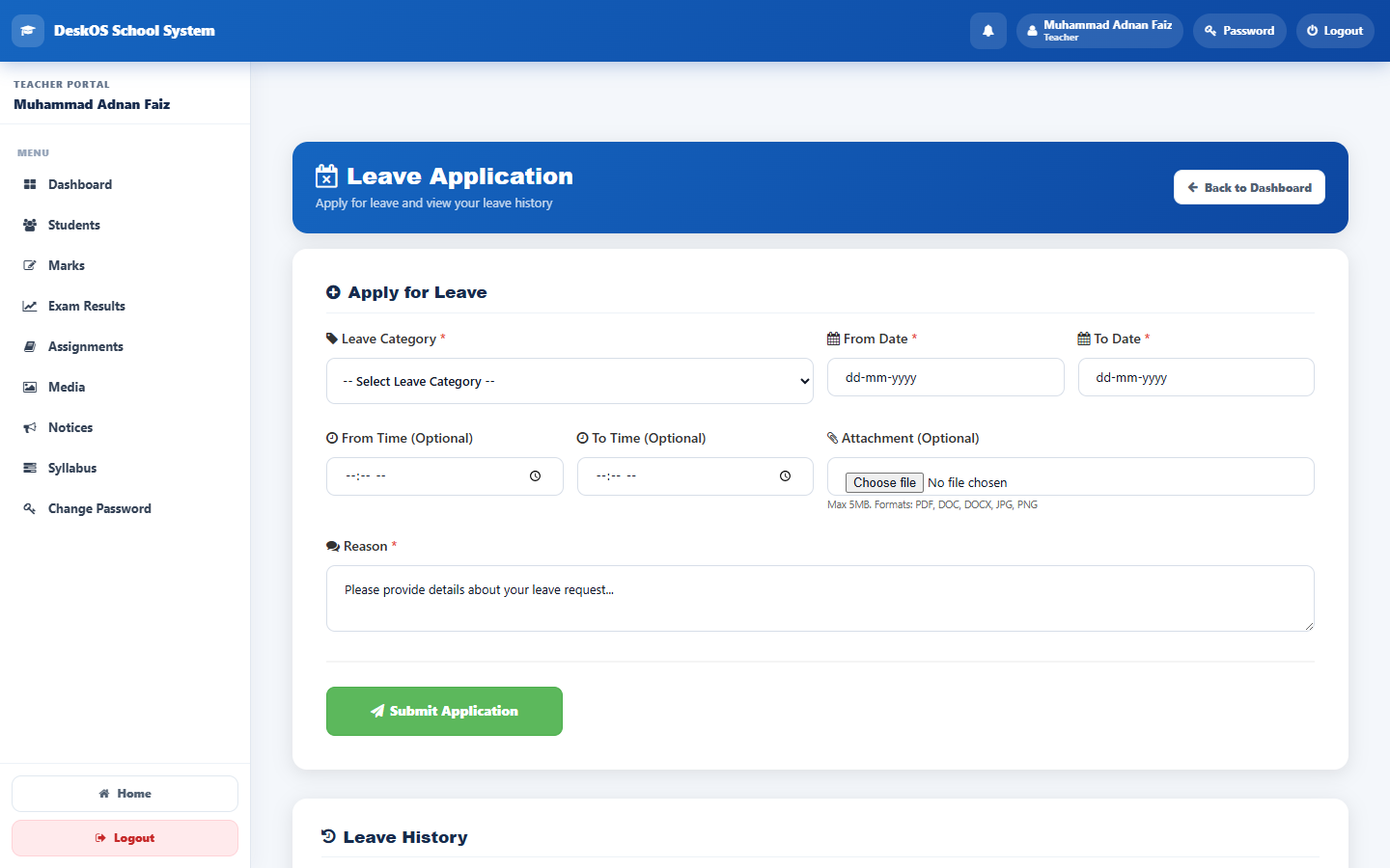 Leave Management