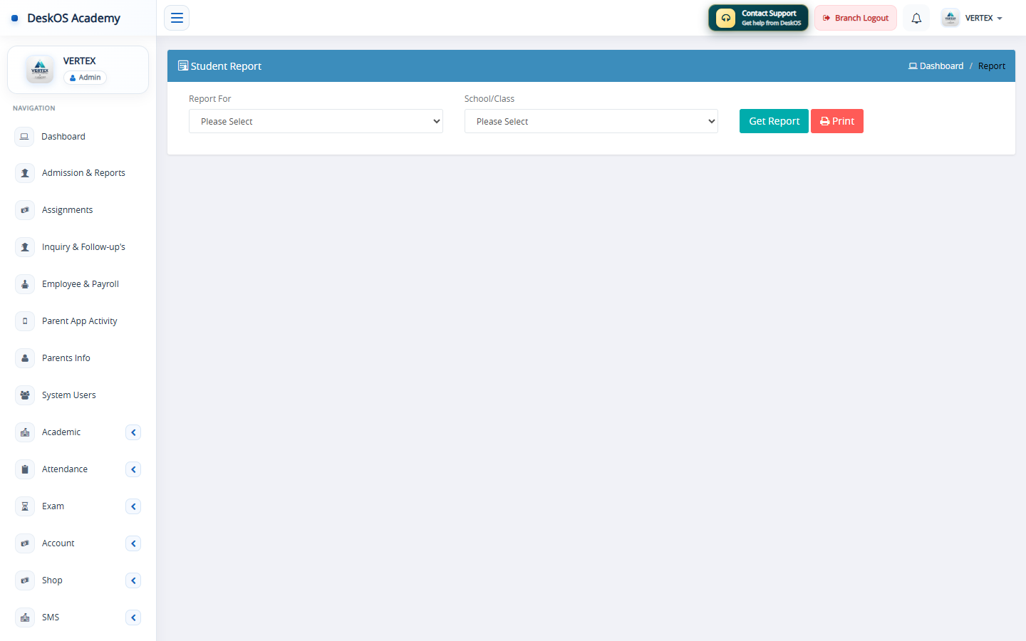 Academic & Student Reports